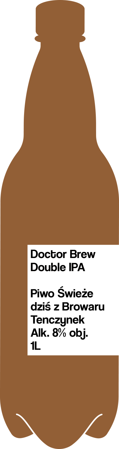 Doctor Brew Double IPA Alk. 8% obj.